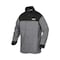 Lincoln Electric Welding Jacket, Cotton, Fabric, 9 oz, 30 in Length, Button Closure, 1 Pockets, Black/Gray, 3XL K4931-3XL - alternate 1