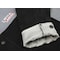 Lincoln Electric Welding Jacket, Cotton, Fabric, 9 oz, 30 in Length, Button, Velcro Closure, 1 Pockets, Black/Gray K4933-L - alternate 3
