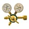 Uniweld Regulator LD 1-Stage Oxy CGA540, Oxygen, Single Stage, 9/16"-18 Outlet MR8210 - alternate 1