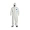 Dupont Comfort Fit Design. Stormflap. Respirator Fit Hood. Elastic Wrists. Elastic Waist. White. 4X TY122SWH4X0006G1 - alternate 1