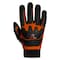 Superior Glove ClutchGear Work Gloves, TenActiv Palm, PVC Back, L (9), Black/Orange MXVSBE-L - alternate 2