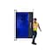 Shaver Industries Weld Screen, PVC, 20 ft W., 5.5 ft H., 13 oz/sq yd, 140  Degrees F Withstand Temp., Blue 628242430142 - alternate 1