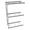 Tennsco Add-On Bulk Storage Rack, 36 in D, 72 in W, 3 Shelves, Gray 6940 - alternate 1