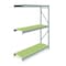 Tennsco Add-On Bulk Storage Rack, 24 in D, 72 in W, 3 Shelves, Gray 6940 - alternate 1