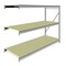 Tennsco Add-On Bulk Storage Rack, 36 in D, 96 in W, 3 Shelves, Gray 6940 - alternate 1