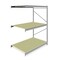Tennsco Add-On Bulk Storage Rack, 48 in D, 72 in W, 3 Shelves, Gray 6940 - alternate 1