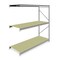 Tennsco Add-On Bulk Storage Rack, 36 in D, 96 in W, 3 Shelves, Gray 6940 - alternate 1