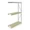 Tennsco Add-On Bulk Storage Rack, 24 in D, 72 in W, 3 Shelves, Gray 6940 - alternate 1