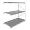 Tennsco Add-On Bulk Storage Rack, 48 in D, 96 in W, 3 Shelves, Gray 6940 - alternate 1
