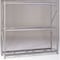 Tennsco Starter Bulk Storage Rack, 48 in D, 96 in W, 3 Shelves, Gray 6940 - alternate 1