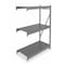 Tennsco Add-On Bulk Storage Rack, 48 in D, 48 in W, 3 Shelves, Gray 6940 - alternate 1