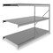 Tennsco Add-On Bulk Storage Rack, 48 in D, 96 in W, 3 Shelves, Gray 6940 - alternate 1