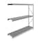 Tennsco Add-On Bulk Storage Rack, 24 in D, 96 in W, 3 Shelves, Gray 6940 - alternate 1