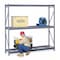 Tennsco Starter Bulk Storage Rack, 48 in D, 60 in W, 3 Shelves, Gray 6940 - alternate 1