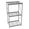 Tennsco Starter Bulk Storage Rack, 36 in D, 48 in W, 3 Shelves, Gray 6940 - alternate 1