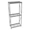 Tennsco Starter Bulk Storage Rack, 24 in D, 48 in W, 3 Shelves, Gray 6940 - alternate 1