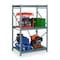 Tennsco Starter Bulk Storage Rack, 36 in D, 48 in W, 3 Shelves, Gray 6940 - alternate 2