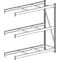 Tennsco Add-On Bulk Storage Rack, 24 in D, 72 in W, 3 Shelves, Gray 6940 - alternate 2