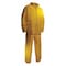Onguard Flame Resistant 2 Piece Rain Suit, Nylon, PVC, PVC Scrim, 0.3 mm Thick, None, Yellow, M 7801800 - alternate 1