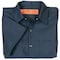Vf Workwear Men's Short Sleeve Work Shirt, Cotton/Polyester, Button Front, 2 Pocket(s), Navy, M SP24NV SS M - alternate 4
