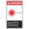 Accuform Safety Label, 5 in H, 3 1/2 in W, Vinyl, Vertical Rectangle, LRAD001VSP, PK5 LRAD001VSP - alternate 1