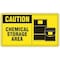 Accuform Safety Label, 3 1/2 in Height, 5 in Width, Vinyl, Horizontal Rectangle, English LPPE621VSP - alternate 2