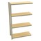 Tennsco Boltless Shelving Add-On, 48x18, 4 Shelf ZV7-4818A-4D SAND - alternate 1