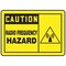 Accuform Safety Label, 3 1/2 in Height, 5 in Width, Vinyl, Horizontal Rectangle, English LRFQ600VSP - alternate 1