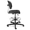 Bevco Task Chair Drafting Chair, No Arms, 22-1/2" to 32" Height, Polyurethane, Black V7507HC - alternate 4