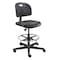 Bevco Polyurethane Task Chair, 19" to 26-3/4", No Arms, Black V7307HC - alternate 1
