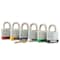 Zoro Select Lockout Padlock, Keyed Different, Steel, Blue, 2 in Shackle Height, 1 9/16 in Body Width 1803LHBLU - alternate 1
