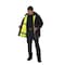 Tingley Flame Resistant Rain Coat, PVC, Class 3 R, Green/Yellow, M C53122 - alternate 2