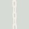 Zoro Select Plastic Chain, White, 100 ft Length, Gloss 50001-100 - alternate 1