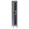 Tennsco Wardrobe Locker, 12 in W, 12 in D, 78 in H, (1) Tier, (1) Wide, Gray CSL-121272-1 MED GRE - alternate 2