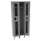 Tennsco Wardrobe Locker, 36 in W, 15 in D, 78 in H, (1) Tier, (3) Wide, Gray CSL-121572-3 MED GRE - alternate 1