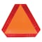 Deflecto Reflector, Triangle, Slow Moving Vehicle, High Impact ABS Material, 14 in L x 16 in W, Orange/Red 70-0110-50 - alternate 1