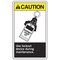 Accuform Label, 5 in Height, 3 1/2 in Width, Vinyl, Vertical Rectangle, English LLKT606VSP - alternate 1