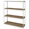 Tennsco Boltless Shelving Unit, 36-5/8"D x 72-5/8"W x 84"H, 4 Shelves, Steel ZV7-7236S-4D SAND - alternate 1