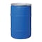 Zoro Select Open Head Transport Drum, Polyethylene, 55 gal, Unlined, Blue 135451B - alternate 1