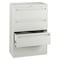 Tennsco 36 in W 4 Drawer Lateral File Cabinet, Light Gray LPL3648L40 LGHT GREY - alternate 1