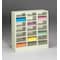Tennsco Literature Sorter 21 Compartments, Medium Gray 4075 MED GREY - alternate 3