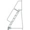 Ballymore 103 in H Steel Rolling Ladder, 7 Steps, 450 lb Load Capacity WA072414X - alternate 6