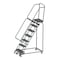 Ballymore 103 in H Steel Rolling Ladder, 7 Steps, 450 lb Load Capacity WA072414X - alternate 1