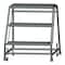 Ballymore 28 1/2 in H Steel Rolling Ladder, 3 Steps, 450 lb Load Capacity 326PSU - alternate 1