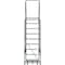 Ballymore 123 in H Steel Rolling Ladder, 9 Steps, 450 lb Load Capacity WA093214P - alternate 4