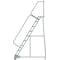 Ballymore 123 in H Steel Rolling Ladder, 9 Steps, 450 lb Load Capacity WA093214P - alternate 3