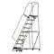 Ballymore 123 in H Steel Rolling Ladder, 9 Steps, 450 lb Load Capacity WA093214P - alternate 1