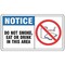 Accuform Safety Sign, 7 in Height, 10 in Width, Vinyl, Vertical Rectangle, English MSMK823VS - alternate 1