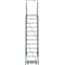 Ballymore 153 in H Steel Rolling Ladder, 12 Steps, 450 lb Load Capacity WA123214PSU - alternate 2