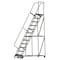 Ballymore 153 in H Steel Rolling Ladder, 12 Steps, 450 lb Load Capacity WA123214P - alternate 1
